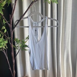 Joah Brown White Tank Top
